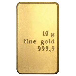 10g Goldbarren, alle Hersteller
