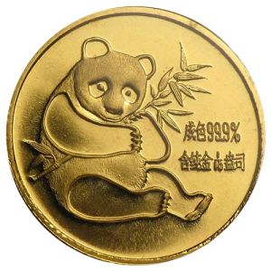 1/10 oz Goldmünze China Panda
