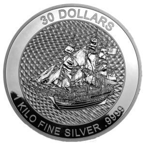 1 kg Silbermünze Cook Islands