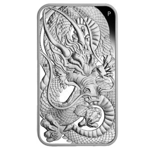 1 oz Silbermünze Rectangle Dragon