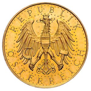 100 Schilling Gold Österreich I. Republik