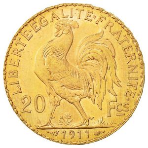 20 Franken Goldmünze Marianne