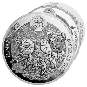 1 oz Silbermünze Ruanda Lunar Serie