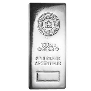 100 oz Silberbarren, alle Hersteller