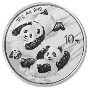 30g Silbermünze China Panda